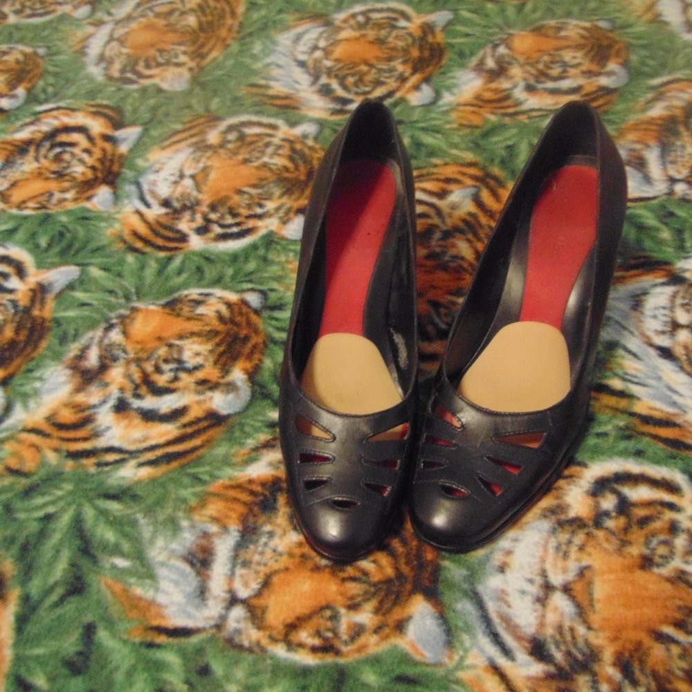 black shoes